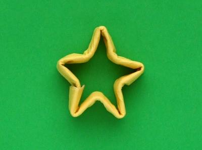 cute origami christmas star