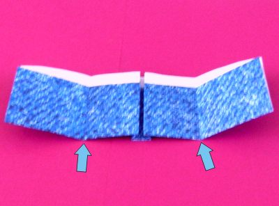 how to fold an origami denim skirt