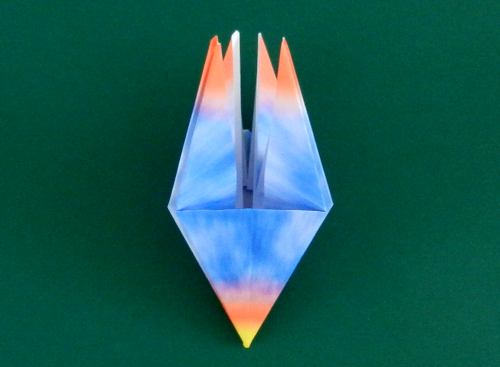 how to fold an origami Dimorphodon