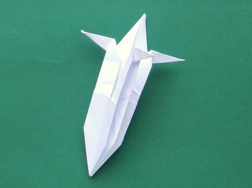 Origami Velociraptor folding diagrams