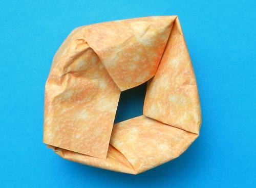 Fold an Origami Doughnut