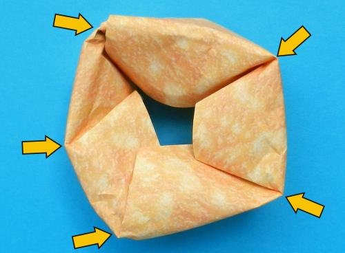 Fold an Origami Doughnut