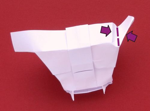Fold an Origami Dracula Skull