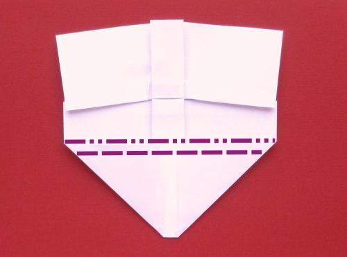 Origami Doodshoofd vouwen