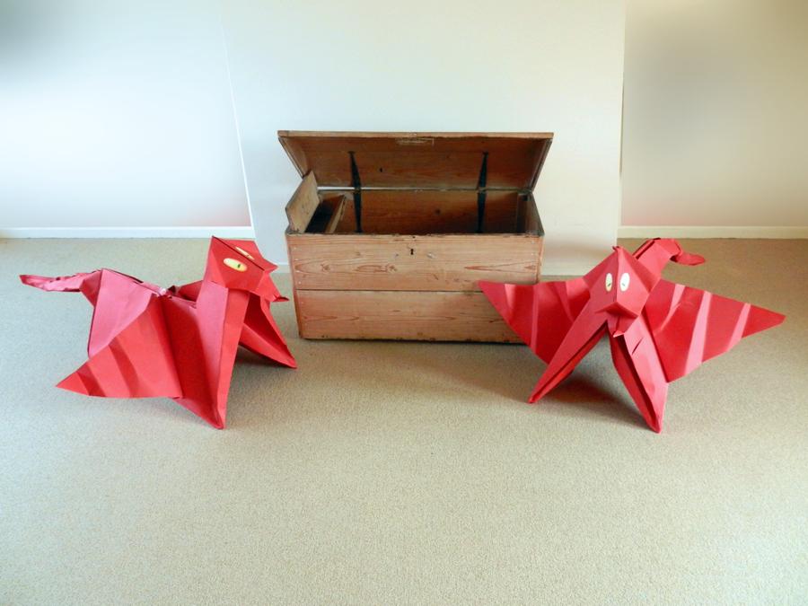 Origami draken