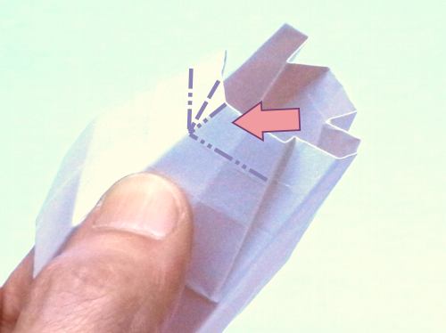 Folding an Origami Egg Shaped Box