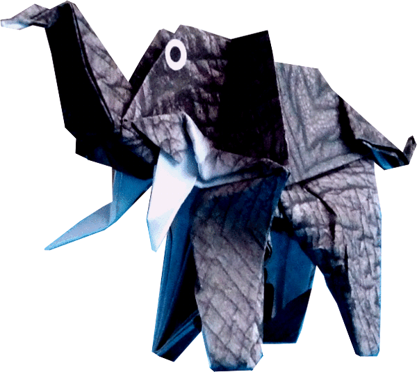 Origami Olifant