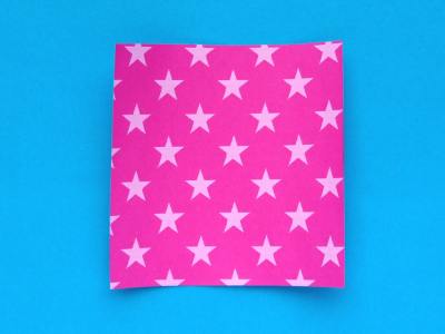 square paper for folding an origami fairy hat