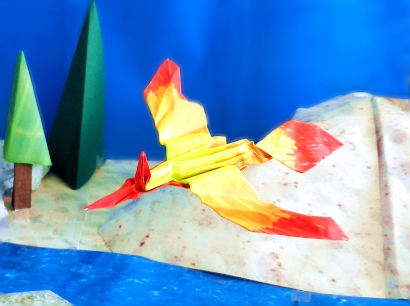 Origami Vuurvogel