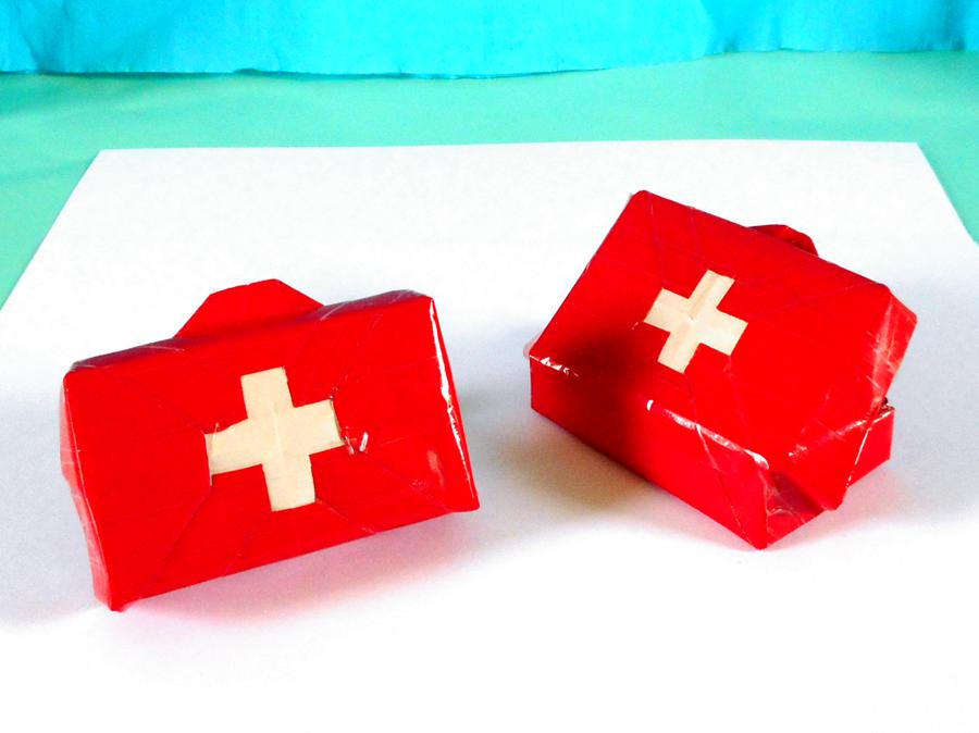 Origami EHBO koffertjes