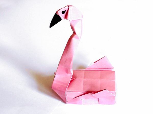 Flamingo doosje maken