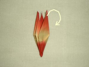 diagrammen voor een origami bloem