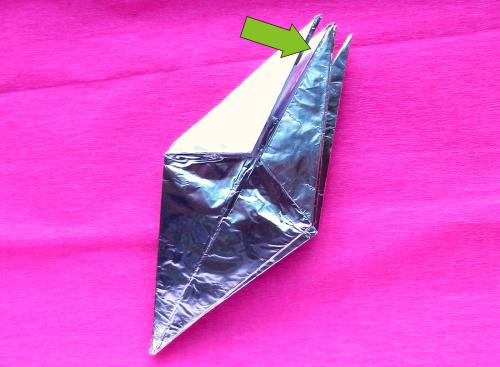 Fold an Origami fork