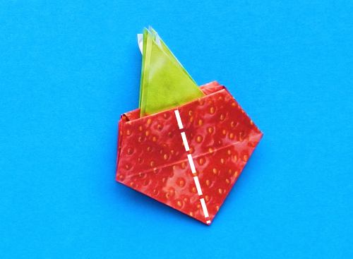 Make an Origami strawberry