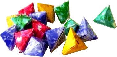 Origami edelstenen