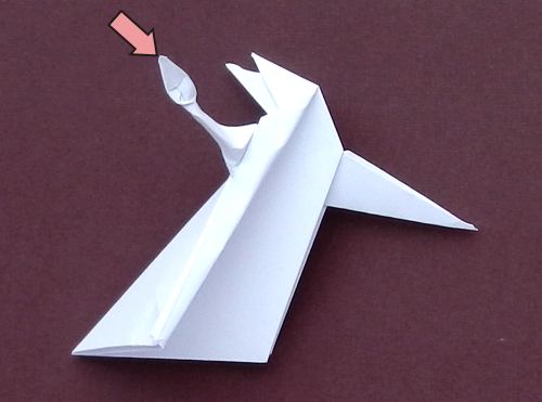 uitleg om een eng spook van papier te knutselen