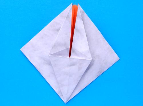 How to fold an Origami flying Goose