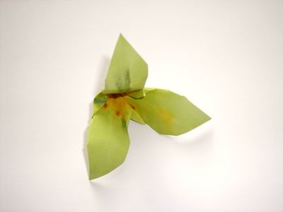Kleine Origami bloem
