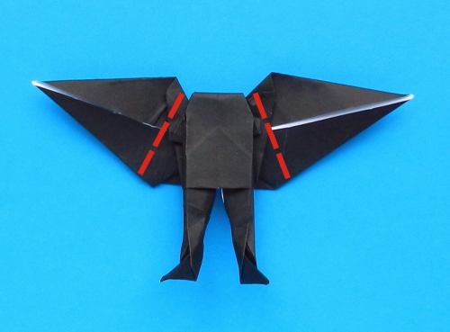 origami headless man diagrams