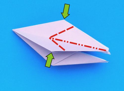 een origami paard knutselen met papier