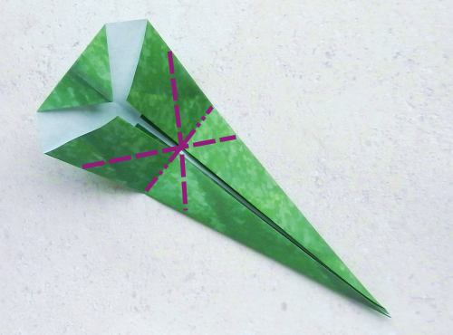 origami heart shaped leaf folding instructions