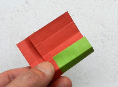 how to fold an origami red berry