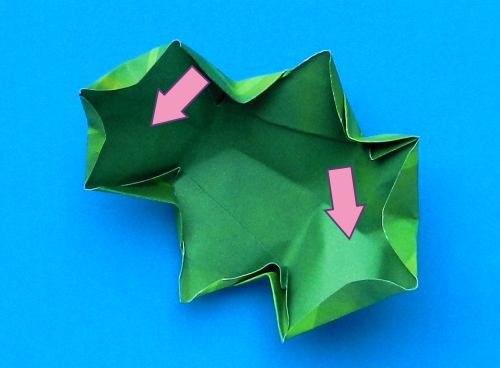 Make an Origami holly
