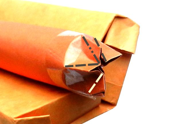 Origami Hotdogs maken