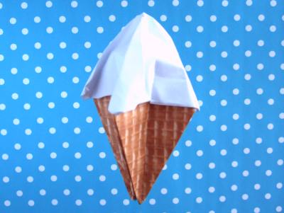origami ice cream