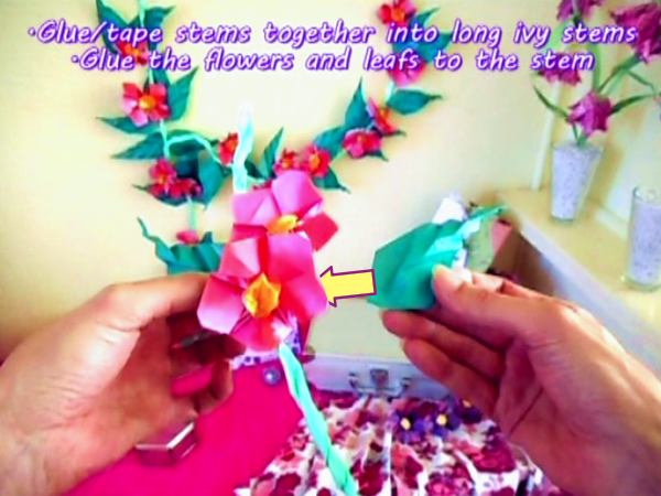Make an Origami Ivy