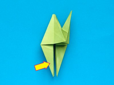 Fold an Origami Jumping Frog