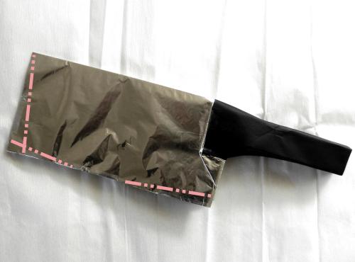 Make a paper Origami kitchen knife