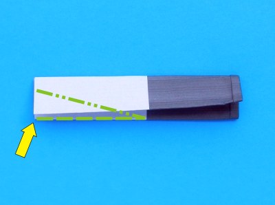 hoe knutsel je een mes van papier