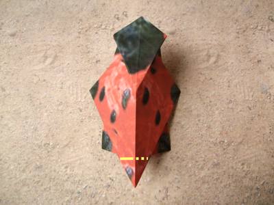 origami ladybug