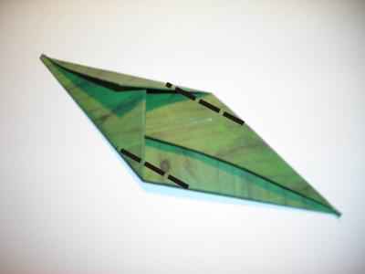 diagrams for leaf of an origami lily