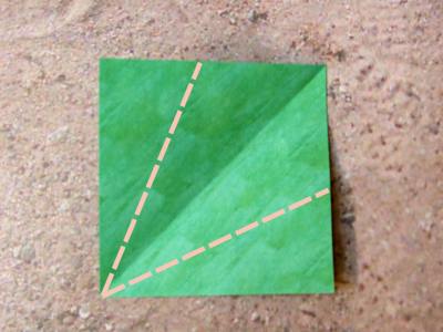 origami leaf - tigerlily