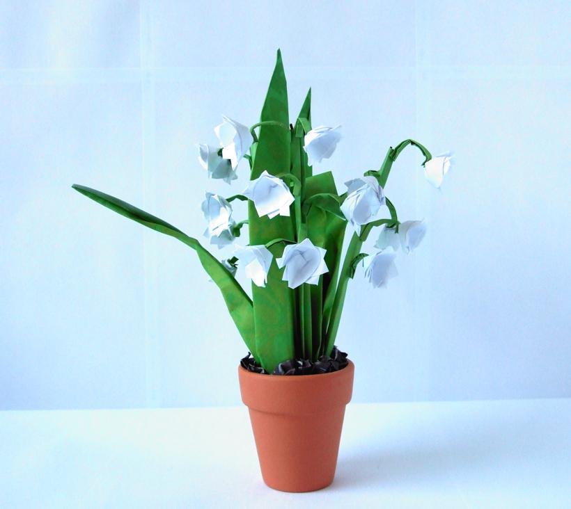 Origami Lily of the valley
