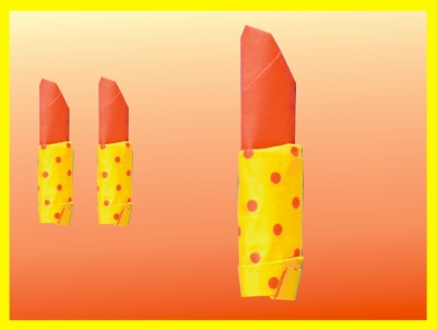 origami lipstick