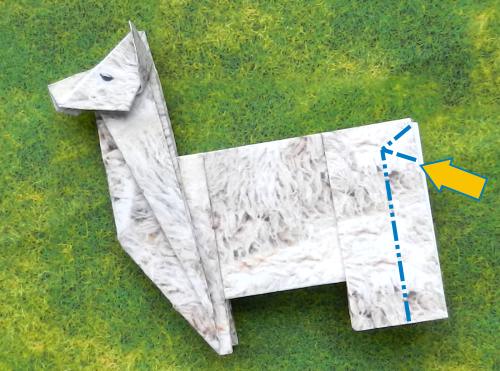 Een Lama van papier knutselen