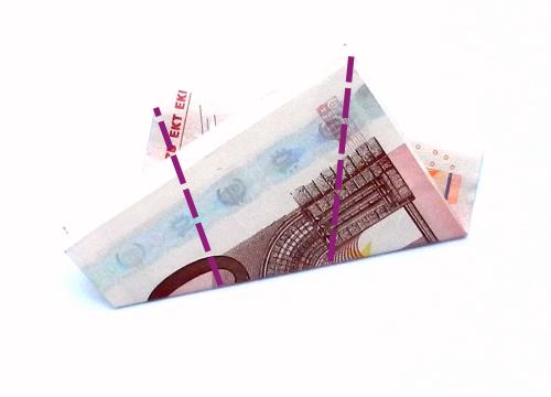 Fold money Origami flowers
