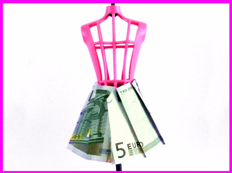 Money Origami skirt