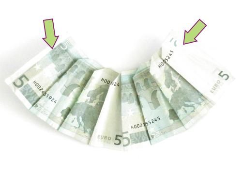 Make a money Origami skirt