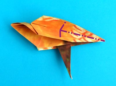 een visje knutselen met gekleurd papier