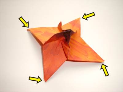 how to fold a cute origami flower