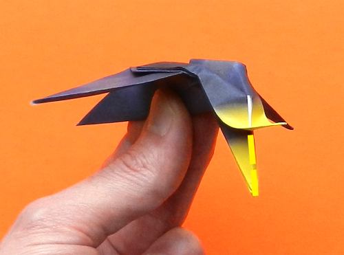 origami Ornithocheirus folding instructions