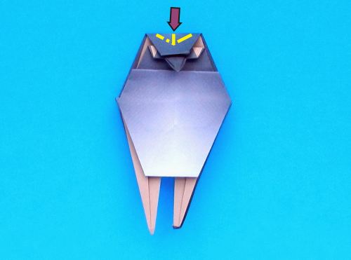 Origami Uil vouwen