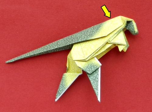 een Pachycephalosaurus Dino maken van papier