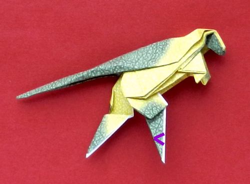 origami Pachycephalosaurus diagrams