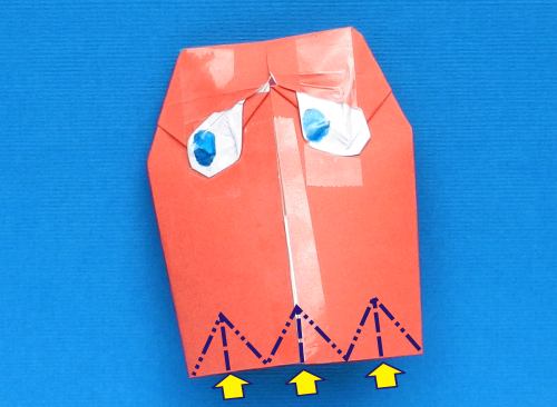 Pacman spook van papier maken
