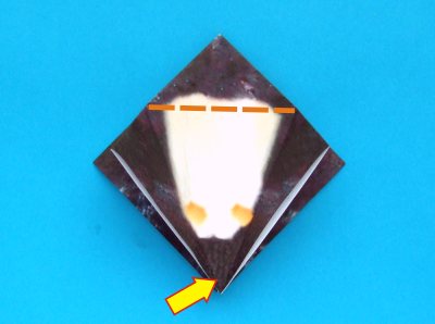 Origami Pinguin vouwen